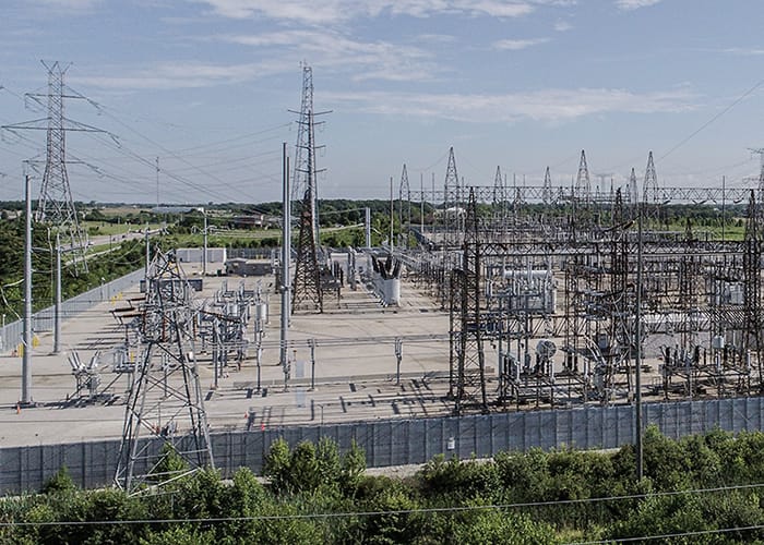 A large substation.